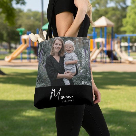 Tote Bag Maman a établi un scénario photo noir