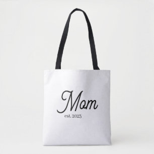Tote Bag Maman a établi un script noir