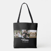 Tote Bag Maman a établi un script noir 3 Photo (Dos)