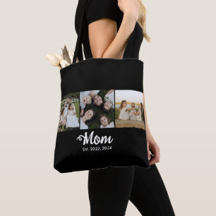 Tote Bag Maman a établi un script noir 3 Photo