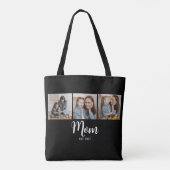 Tote Bag Maman a établi un script noir 3 Photo (Dos)
