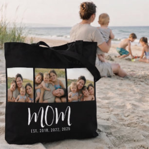 Tote Bag Maman a établi un script noir 3 Photo
