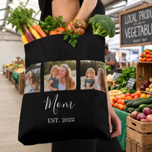 Tote Bag Maman a établi un script noir 3 Photo