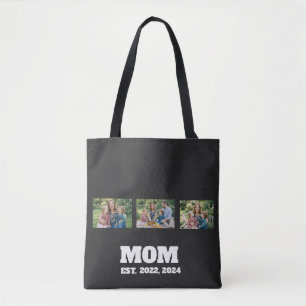 Tote Bag Maman a établi un script noir 3 Photo