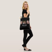 Tote Bag Maman a établi un script noir 3 Photo (Sur le modèle)
