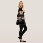 Tote Bag Maman a établi un script noir 3 Photo (Sur le modèle)