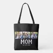 Tote Bag Maman a établi un script noir 3 Photo (Dos)