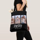 Tote Bag Maman a établi un script noir 3 Photo (De près)