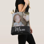 Tote Bag Maman a établi un script photo noir (De près)