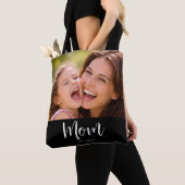 Tote Bag Maman a établi un script photo noir (De près)