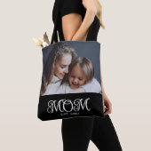 Tote Bag Maman a établi un script photo noir (De près)