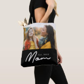 Tote Bag Maman a établi un script photo noir (De près)