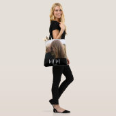 Tote Bag Maman a établi un script photo noir (Sur le modèle)