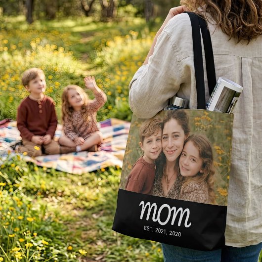 Tote Bag Maman a établi un script photo noir