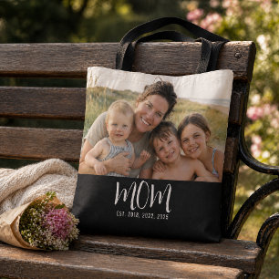 Tote Bag Maman a établi un script photo noir