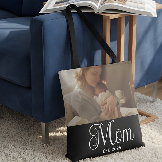 Tote Bag Maman a établi un script photo noir
