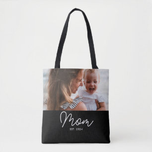 Tote Bag Maman a établi un script photo noir