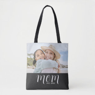 Tote Bag Maman a établi un script photo noir