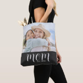 Tote Bag Maman a établi un script photo noir (De près)