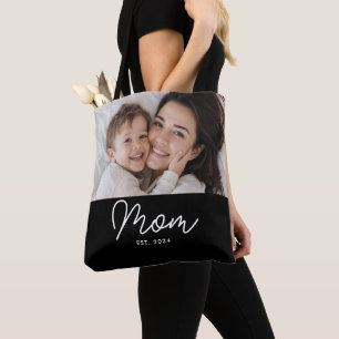 Tote Bag Maman a établi un script photo noir