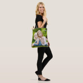 Tote Bag Maman a établi une photo noire de script (Sur le modèle)