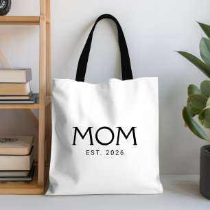 Tote Bag Maman a fondé un nouveau cadeau pour maman