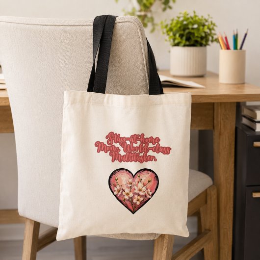 Tote Bag Maman à la maison multitâche de classe mondiale