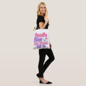 Tote Bag Maman Caniche et Fière de L'être (Sur le modèle)