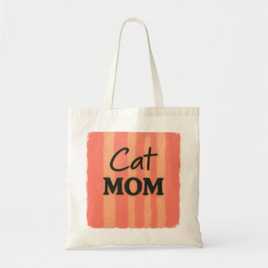 Tote Bag Maman chat à rayures (Devant)