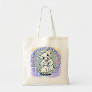 Tote Bag Maman Chat et Chaton 