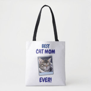 TOTE BAG MAMAN CHAT PERSONNALISÉE FÊTE DES MÈRES JOURNÉE CH