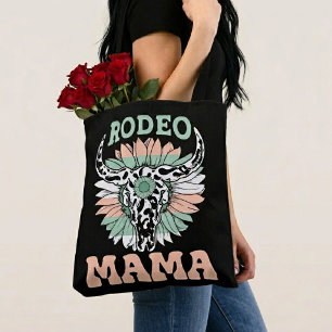 Tote Bag Maman Cowgirl de Rodéo Fête des Mères Western Un