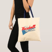 Tote Bag Maman de baseball (Devant (produit))