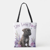 Tote Bag Maman de Cane Corso Fleurie (Dos)