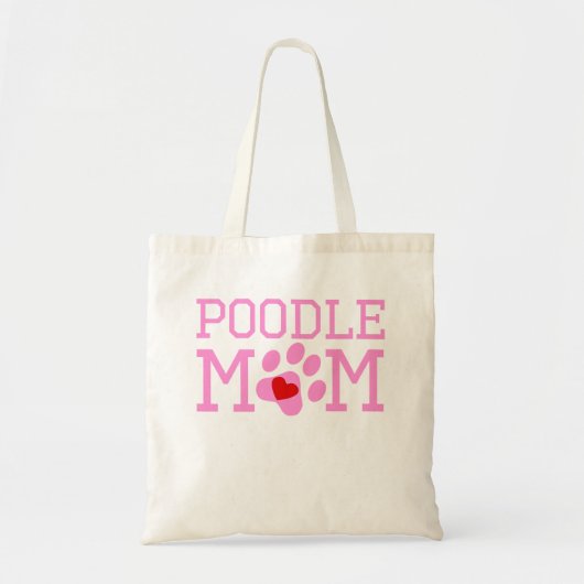 Tote Bag Maman de caniche (Devant)