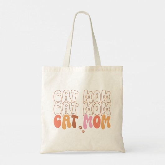 Tote Bag Maman de chat (Dos)