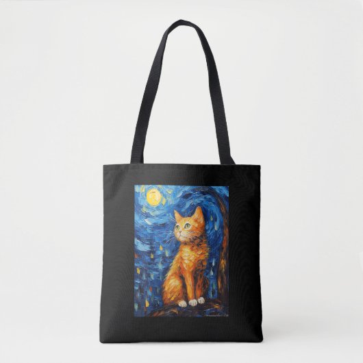 Tote Bag Maman de chat, Papa de chat (Devant)