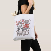 Tote Bag Maman de chat Temps passé avec les chats (De près)