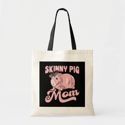 Tote Bag Maman de cochon maigre (Devant)