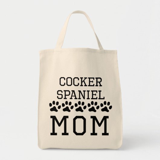 Tote Bag Maman de cocker (Devant)