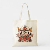Tote Bag Maman de CP Design Rétro École (Dos)