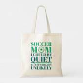 Tote Bag Maman de football calme (Dos)