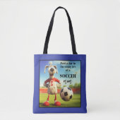 Tote Bag Maman de football drôle (Devant)