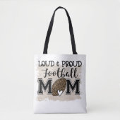 Tote Bag Maman de football forte et fière (Devant)