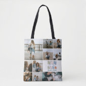 Tote Bag Maman de l'Année Création de Photo Patchwork (Devant)
