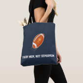 Tote Bag "Maman de rugby, pas de supermom" AMOUREUX DE RUGB (De près)