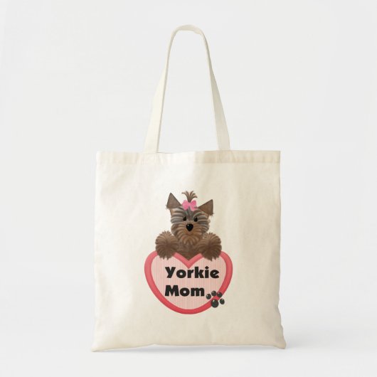 Tote Bag Maman de Yorkie (Devant)