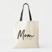 Tote Bag Maman Depuis 20XX Moderne Simple Chic (Devant)
