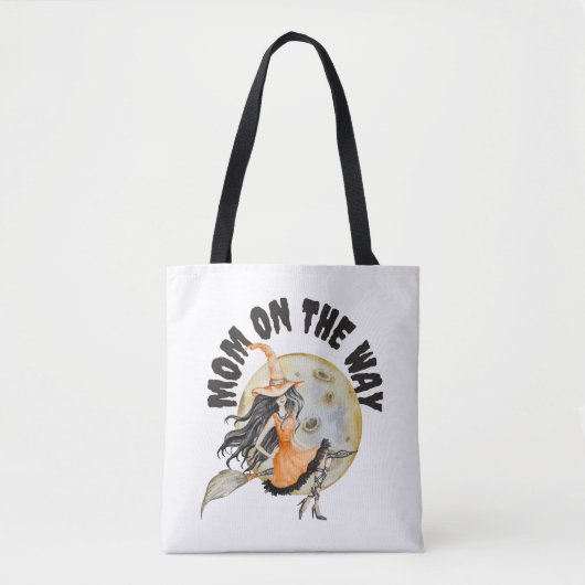 Tote Bag Maman d'Halloween (Devant)