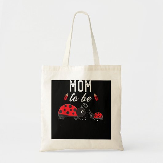 Tote Bag Maman doit être Ladybug Baby shower Ladybug Maman (Devant)